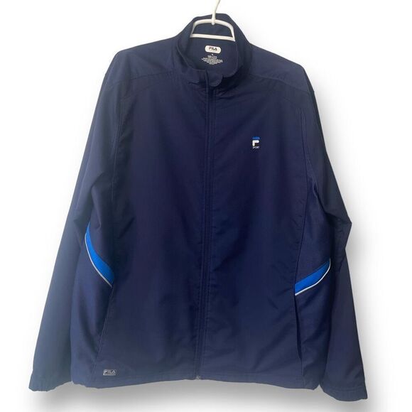 Fila Sports Women's Solid Track Pants and Jacket Small Set Navy Blue Large-XL - Picture 1 of 16
